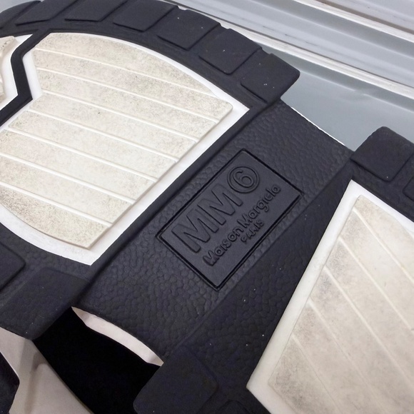 MM6 Maison Margiela High-Cut Sock Sneakers Black Women's Casual Shoes - Picture 9 of 10